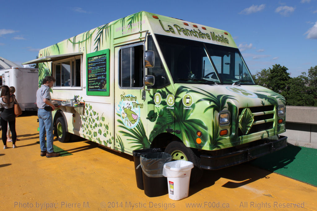 Montreal Food Trucks - La Panthere Verte Mobile